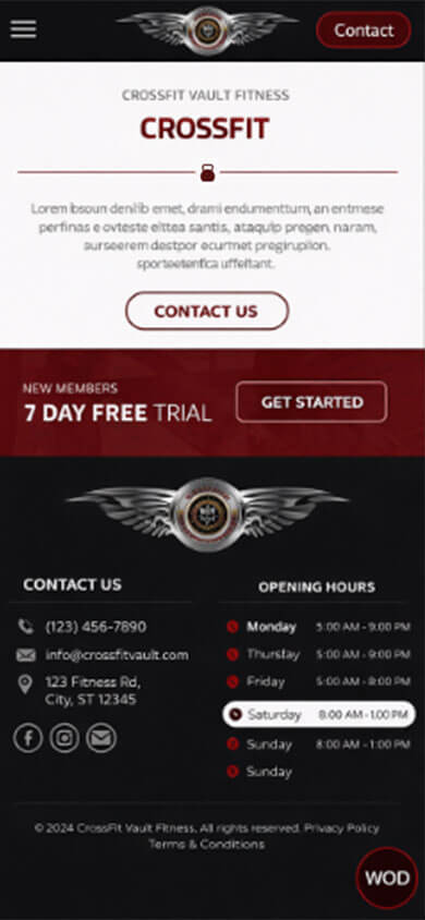 CrossFit Nullis Terminis mobile